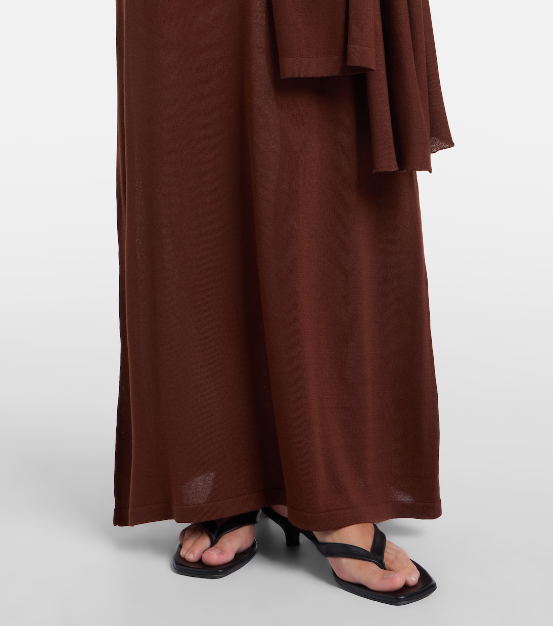 Lace-trimmed maxi dress | Aya Muse