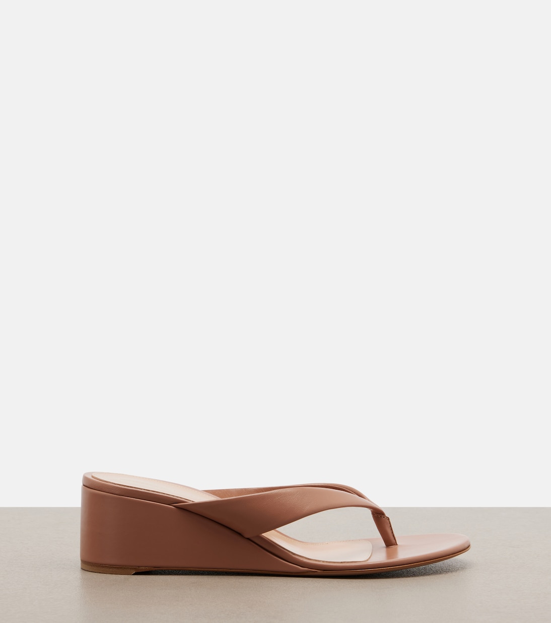 Plateau-Sandalen aus Leder | Gianvito Rossi