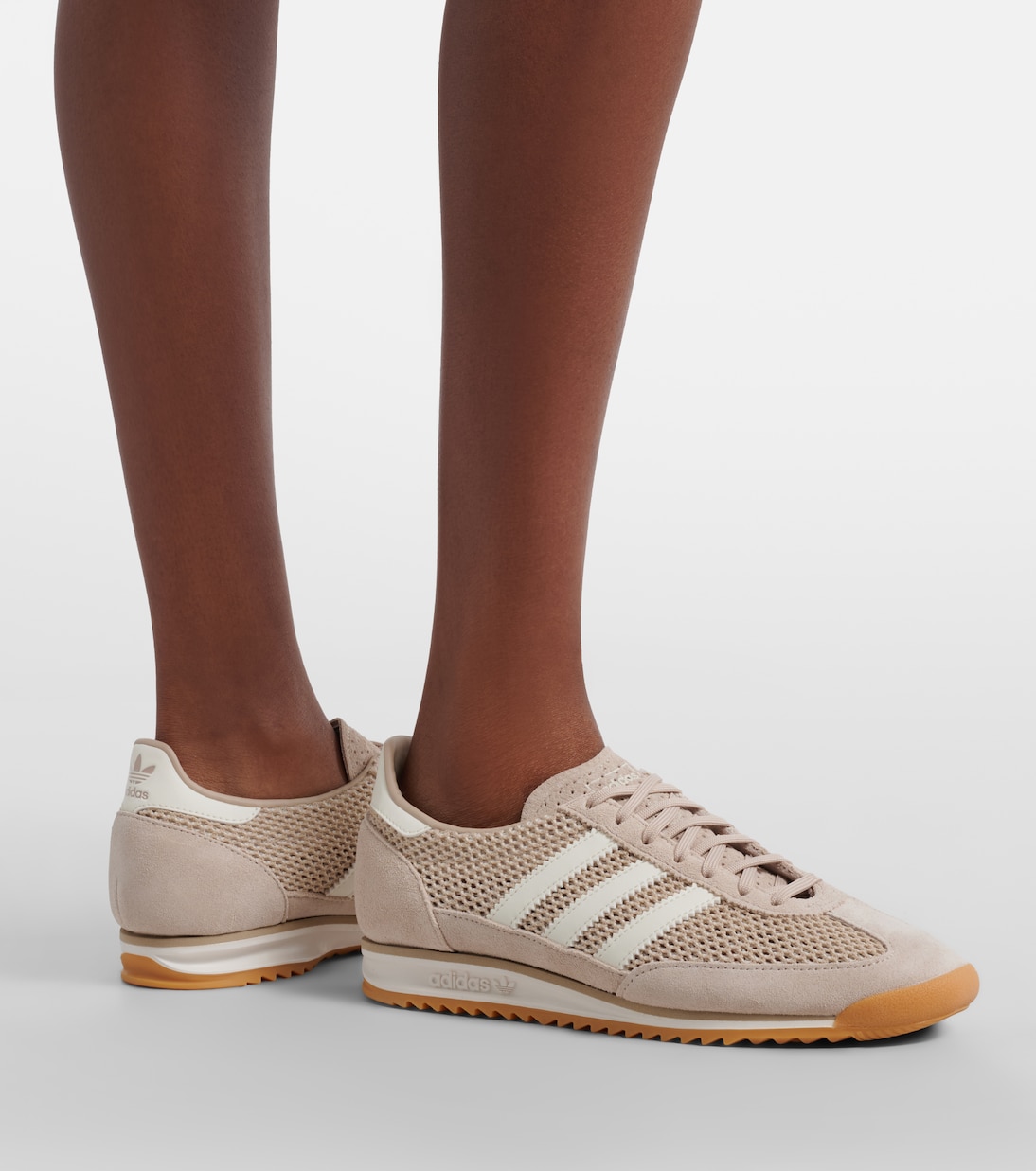 SL 72 OG suede-trimmed sneakers | Adidas