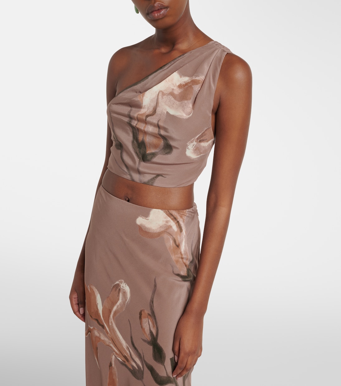 Cropped-Top Azaliea aus Seide | SIR