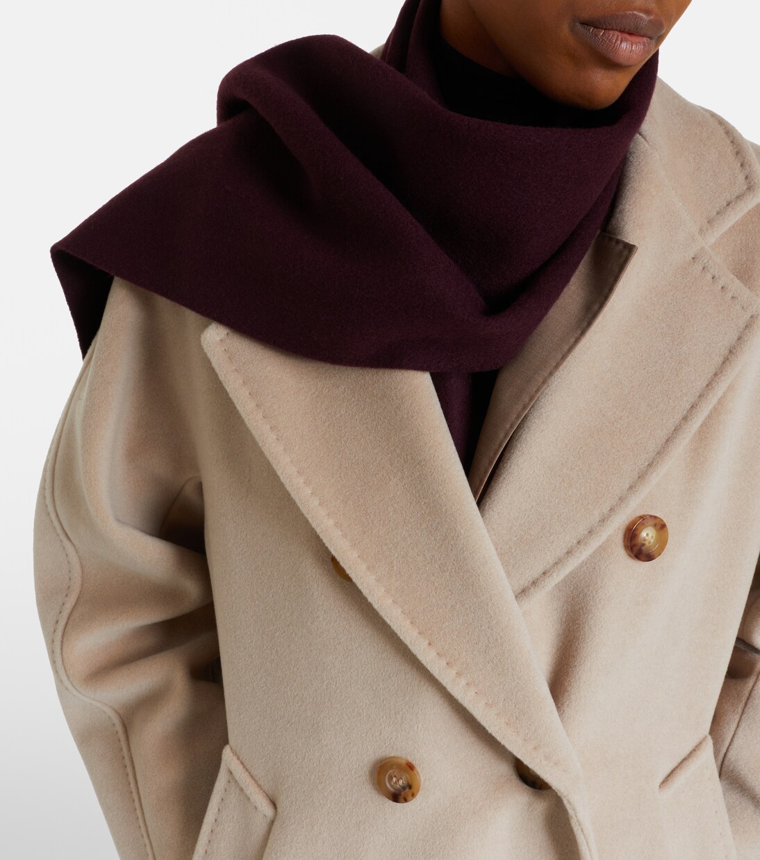 Logo wool scarf | Max Mara