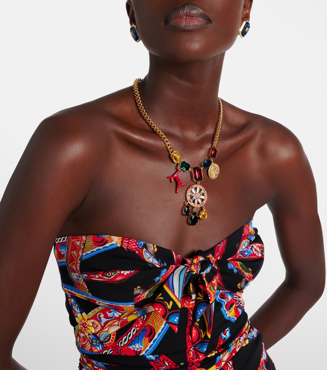 Carretto embellished pendant necklace | Dolce&Gabbana