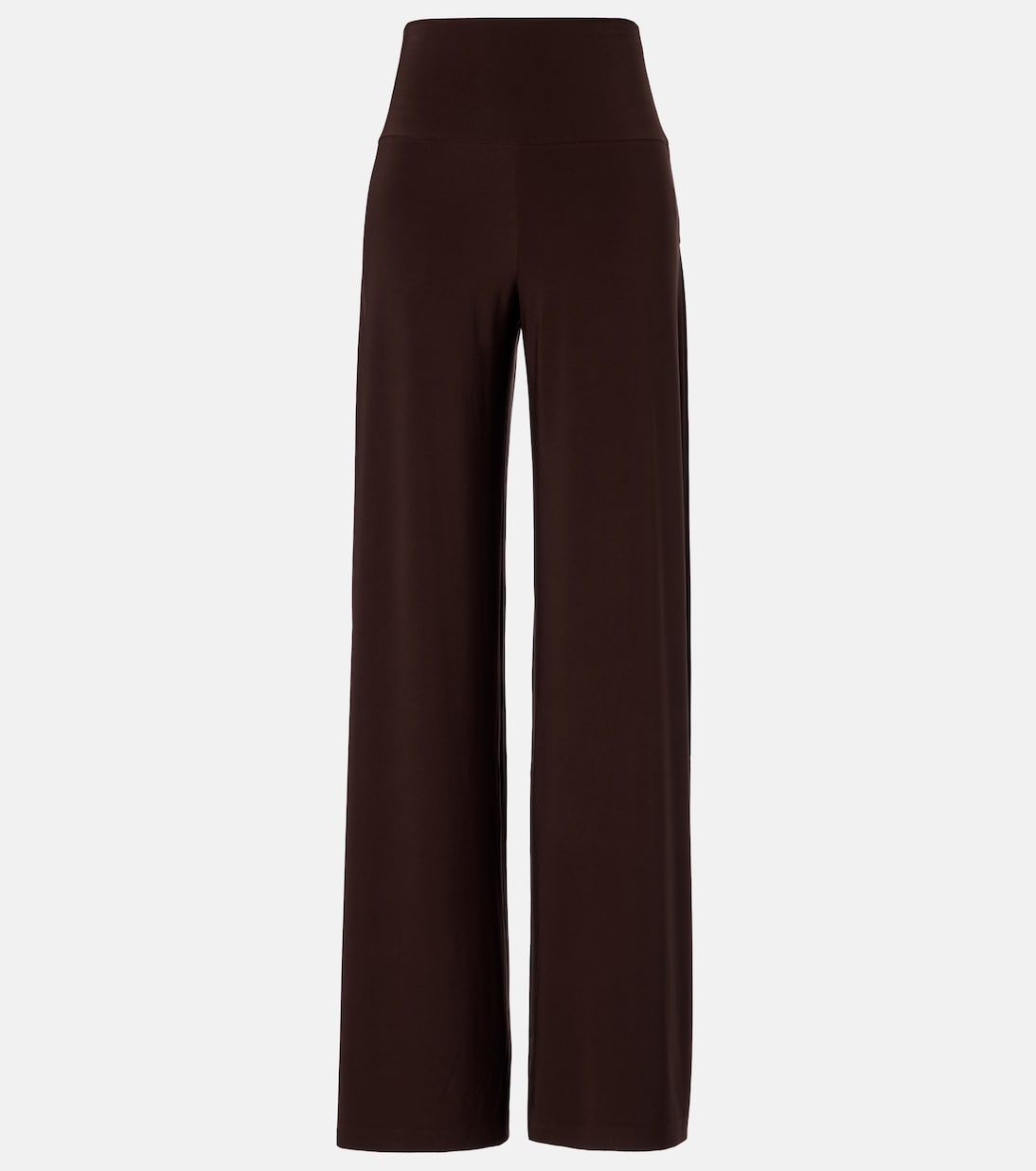 Weite High-Rise-Hose aus Jersey | Norma Kamali