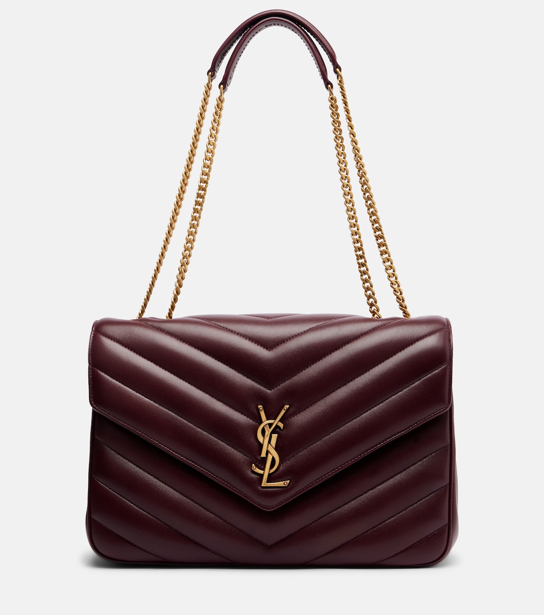 Loulou Large leather shoulder bag | Saint Laurent