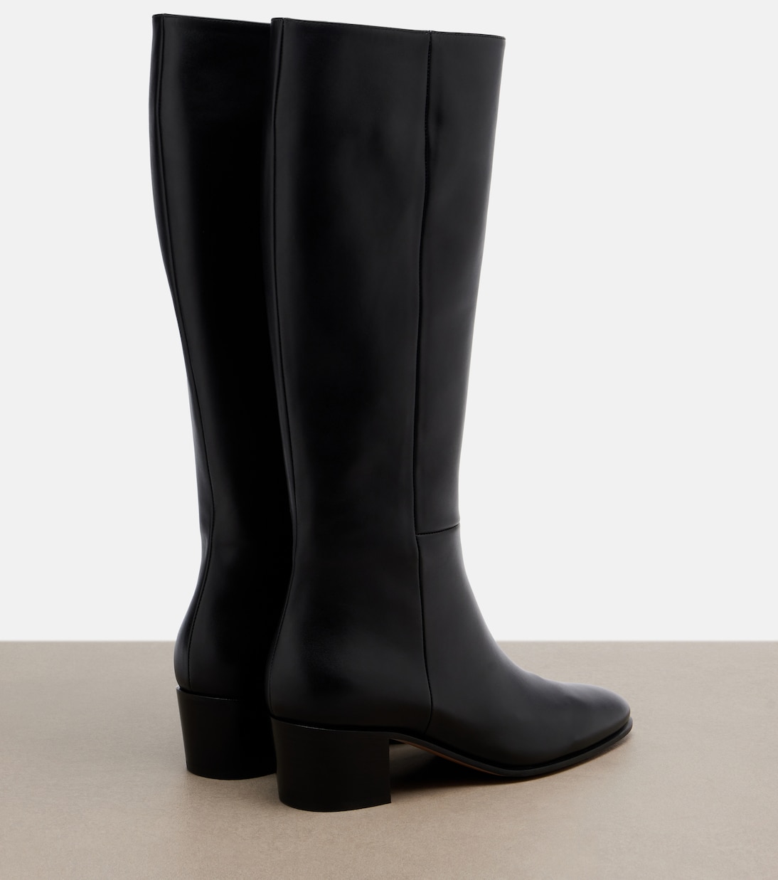 Botas altas Spencer de piel | Gianvito Rossi
