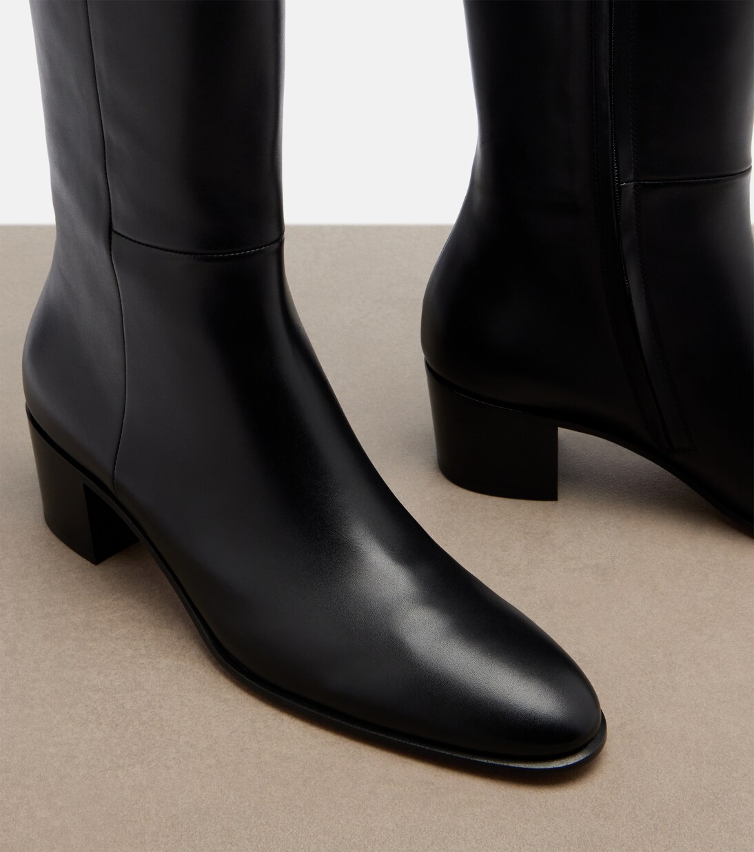 Botas altas Spencer de piel | Gianvito Rossi