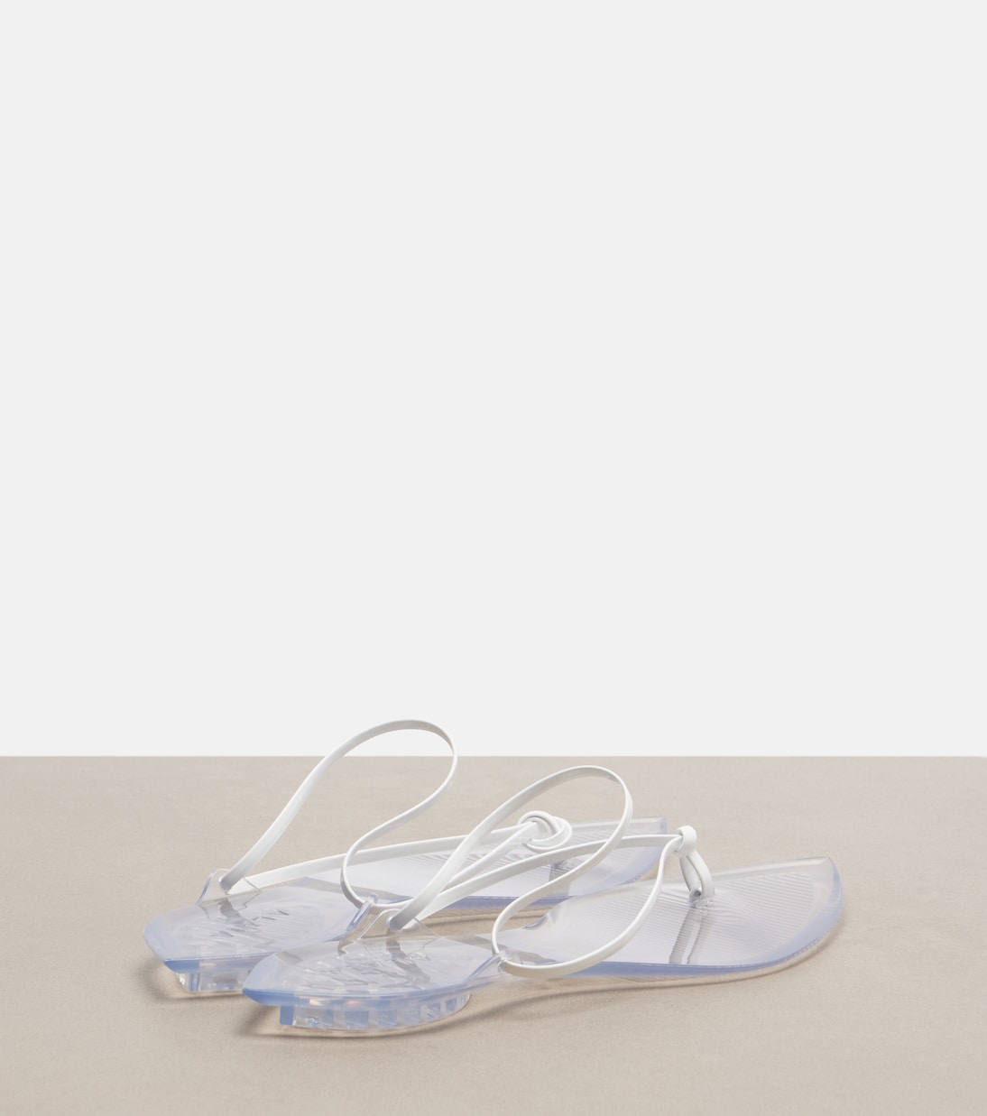 Invisible leather thong sandals | Alaïa