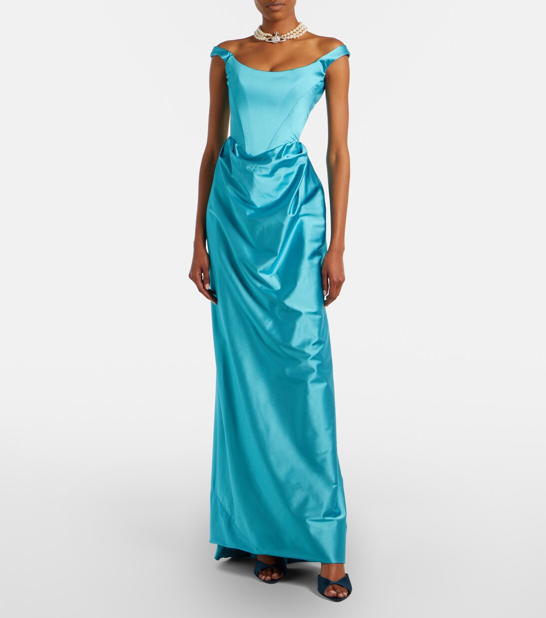 Nova Camille satin bustier gown | Vivienne Westwood
