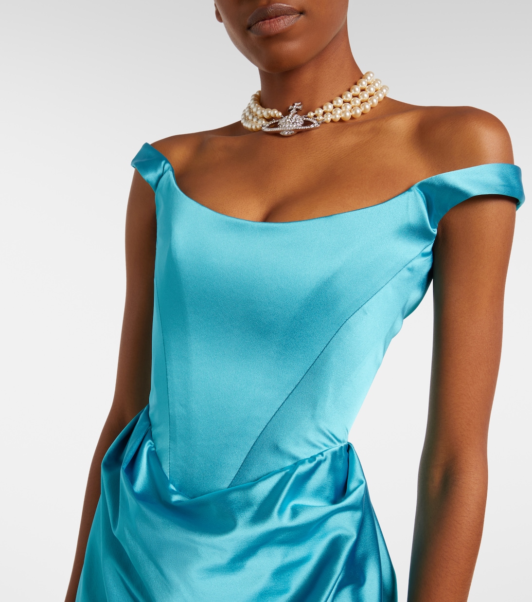 Nova Camille satin bustier gown | Vivienne Westwood