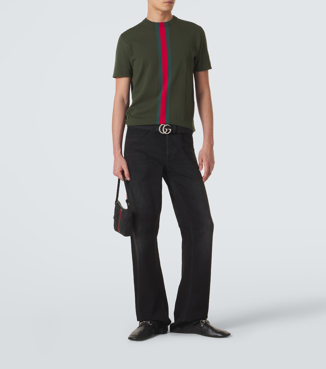 T-Shirt Web Stripe aus Baumwolle | Gucci