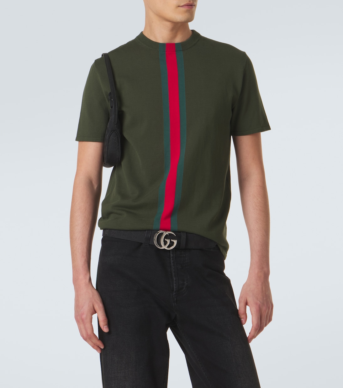 T-Shirt Web Stripe aus Baumwolle | Gucci