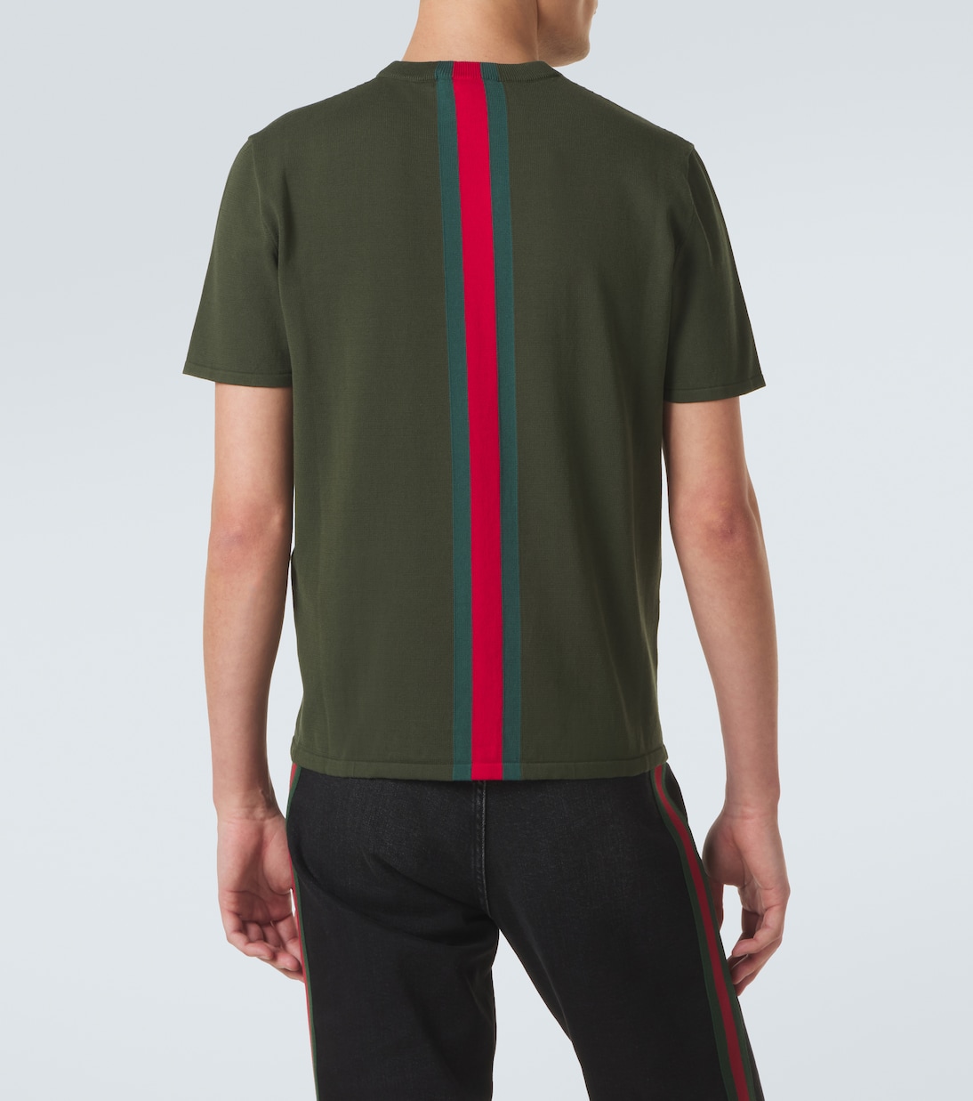 T-Shirt Web Stripe aus Baumwolle | Gucci