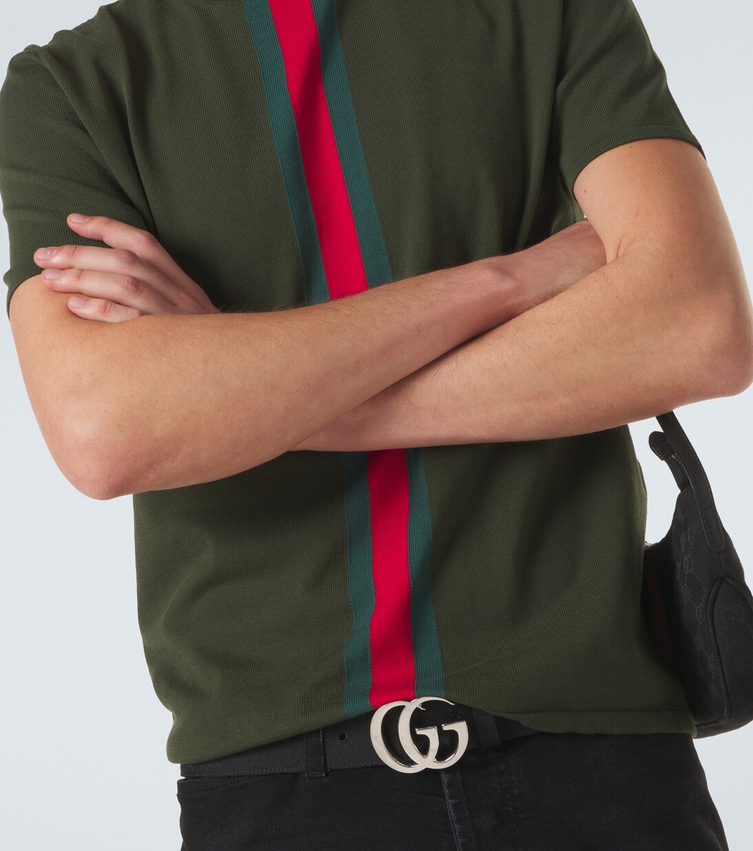 T-Shirt Web Stripe aus Baumwolle | Gucci