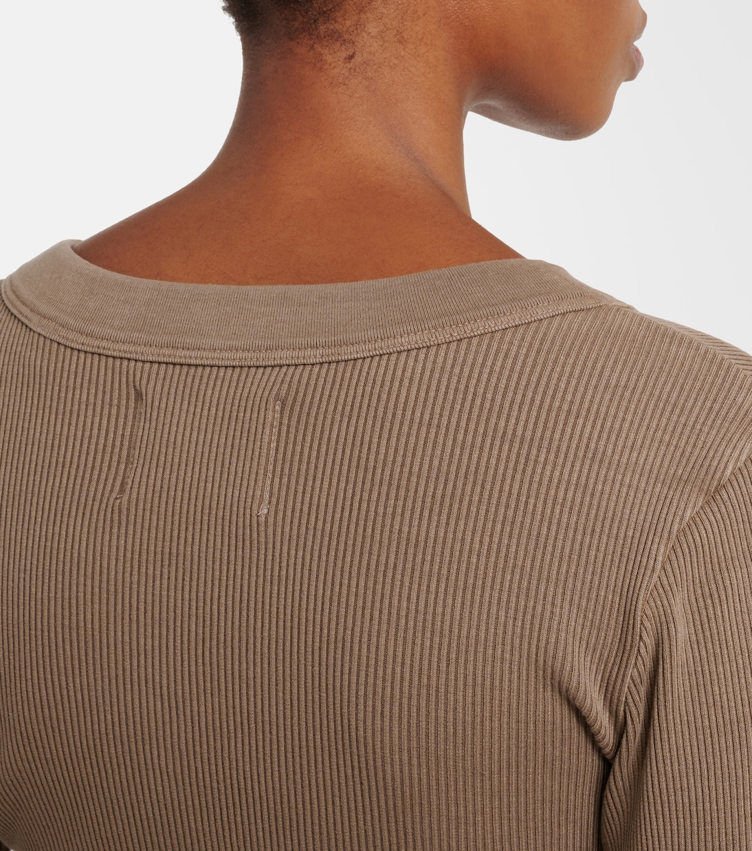Varra ribbed-knit Henley shirt | Citizens of Humanity