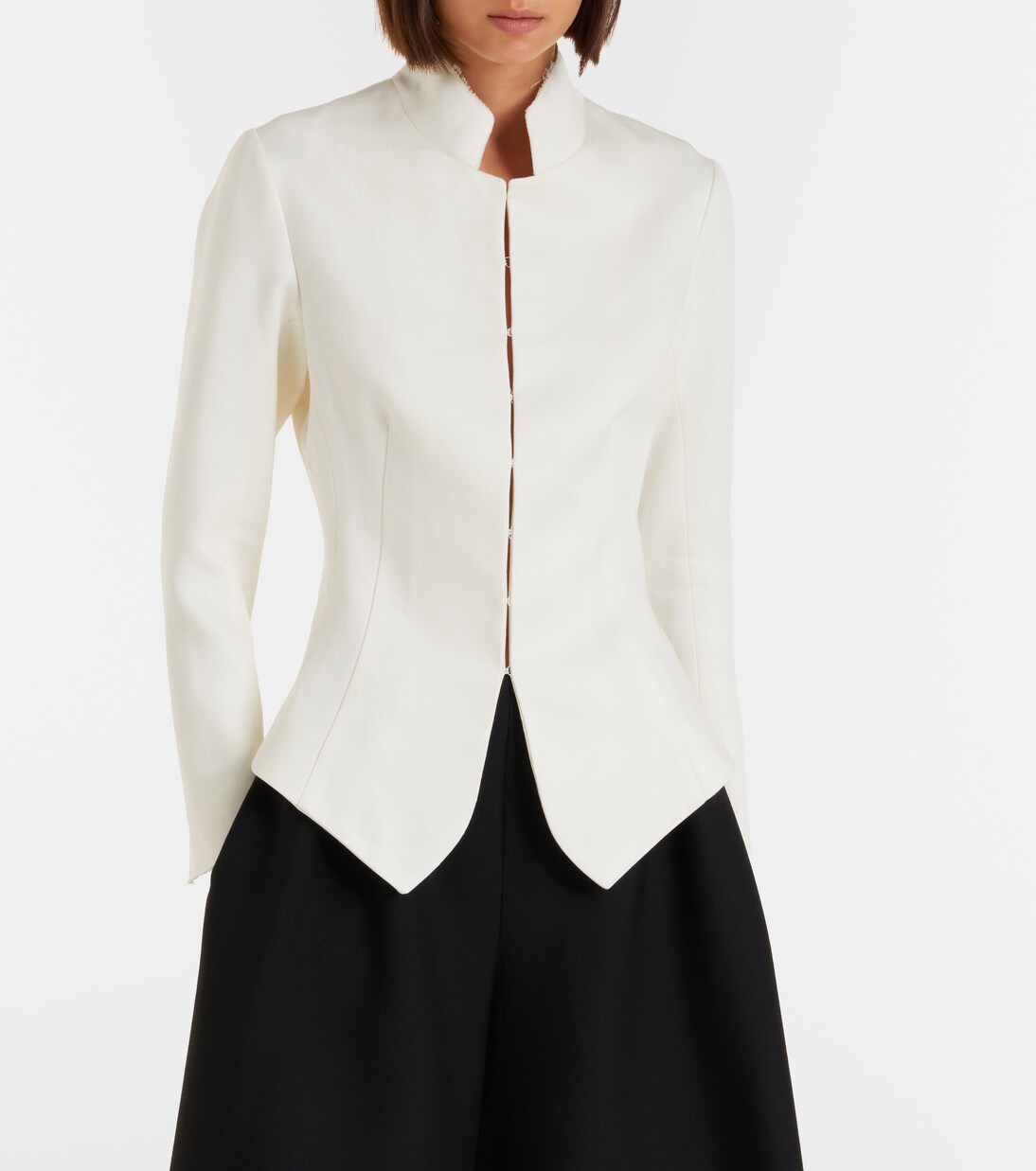 Brianda linen satin jacket | The Row