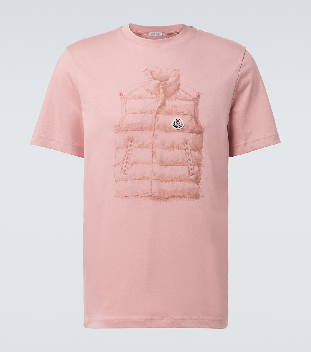 Printed cotton jersey T-shirt | Moncler