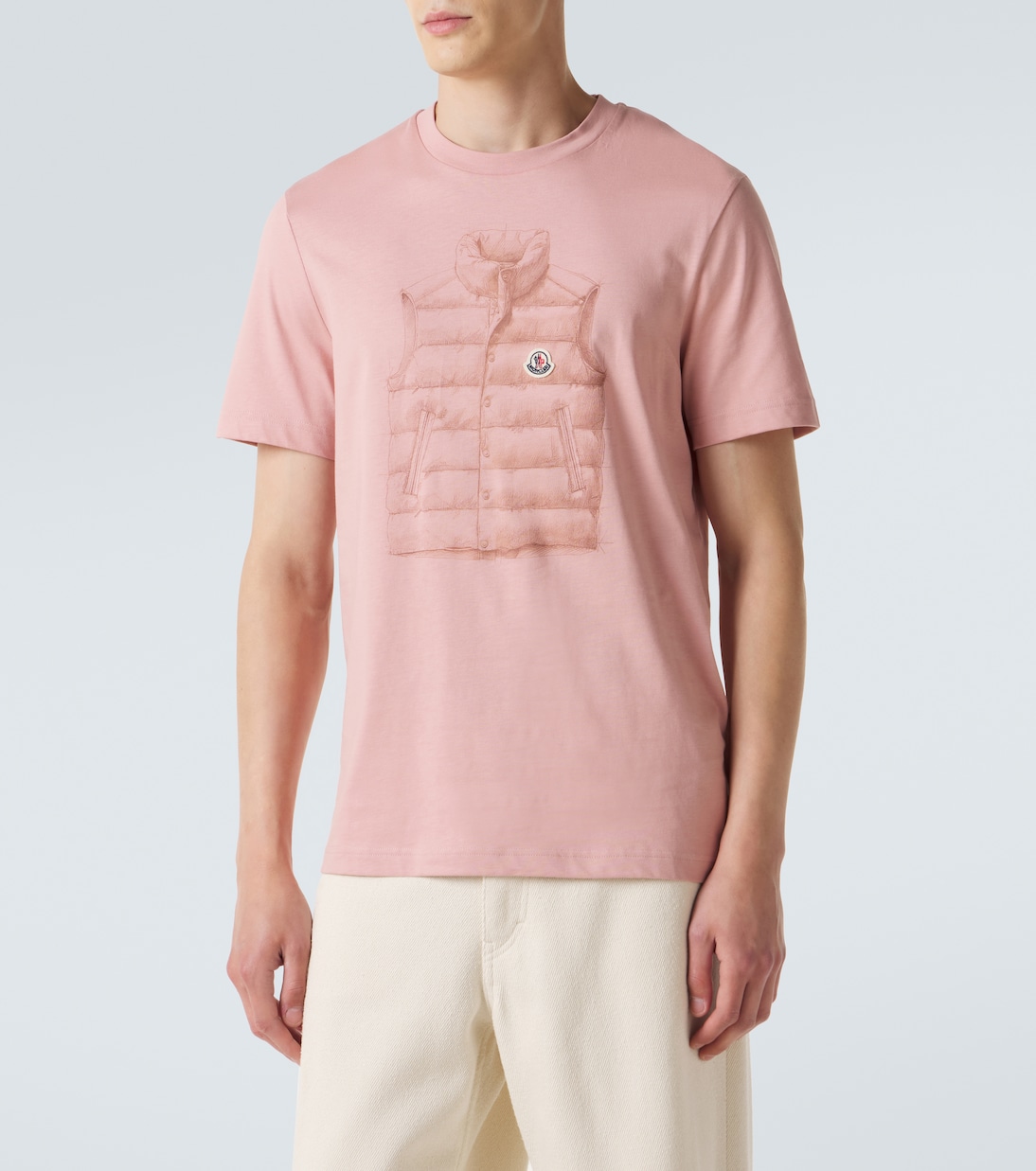 Printed cotton jersey T-shirt | Moncler