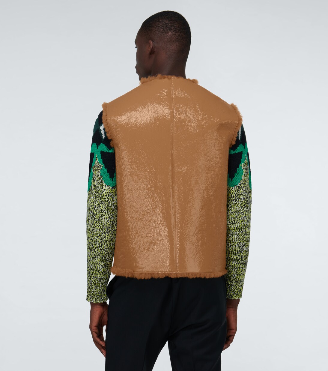 Weste mit Shearling | Prada