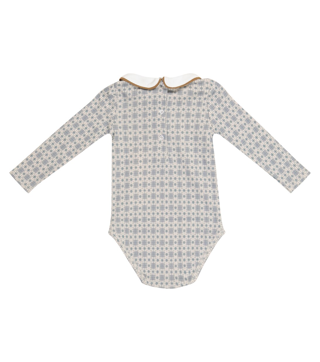 Baby Quillfish cotton romper | Caramel