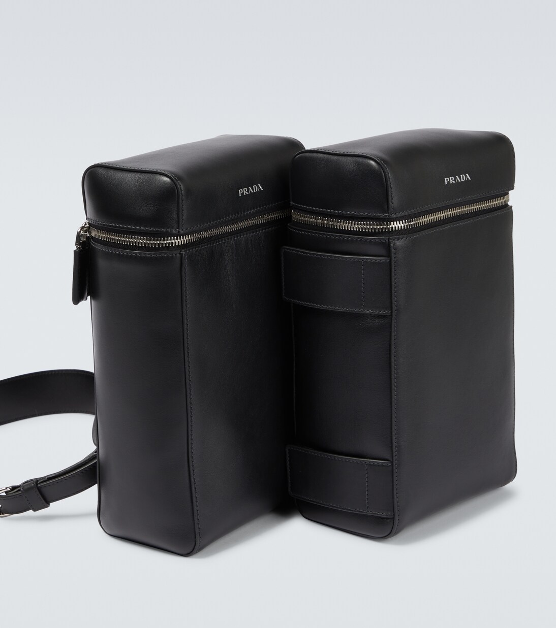 Mochila de piel convertible | Prada