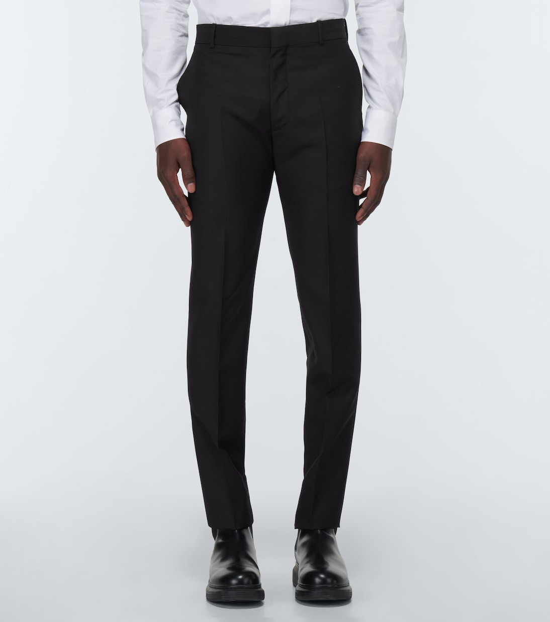Wool and mohair slim pants | McQueen
