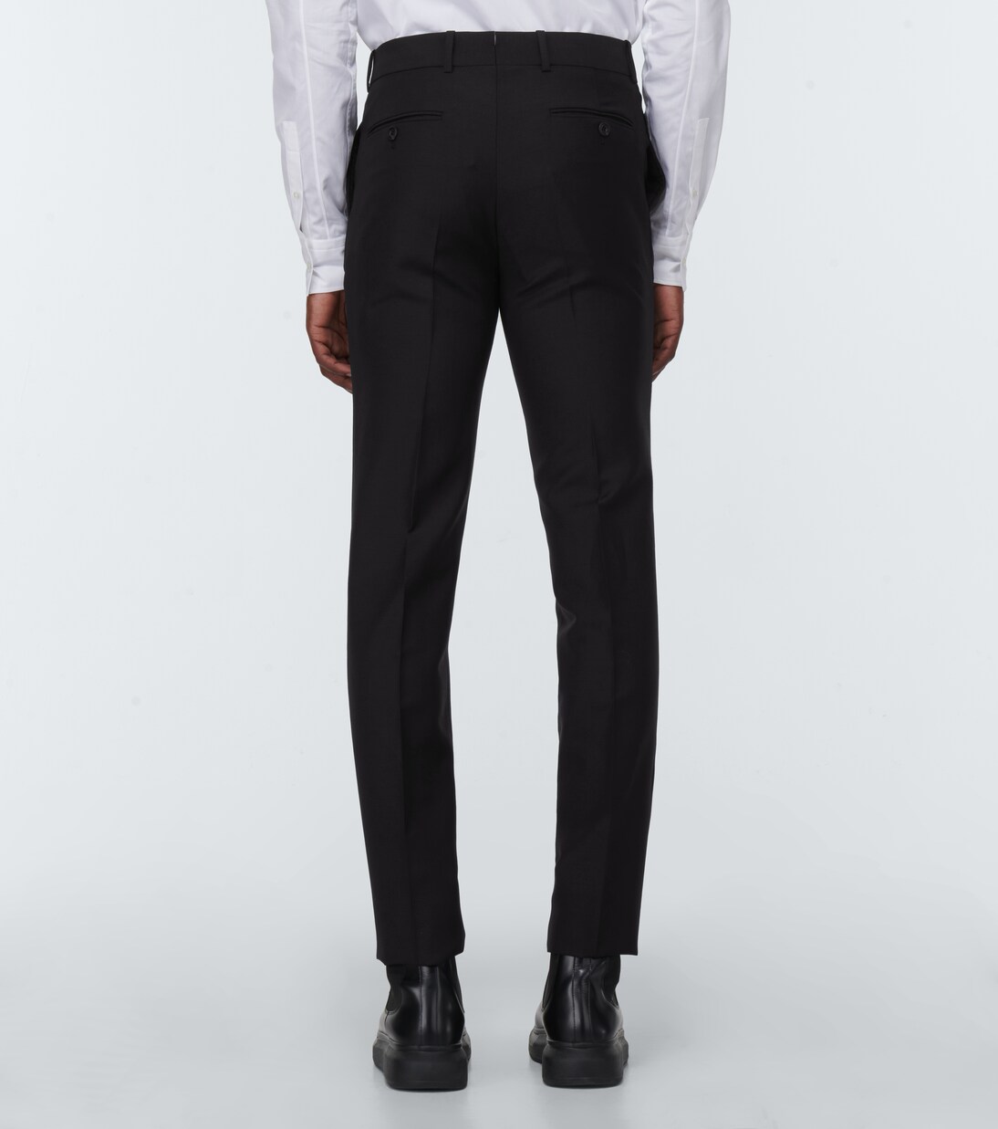 Wool and mohair slim pants | McQueen