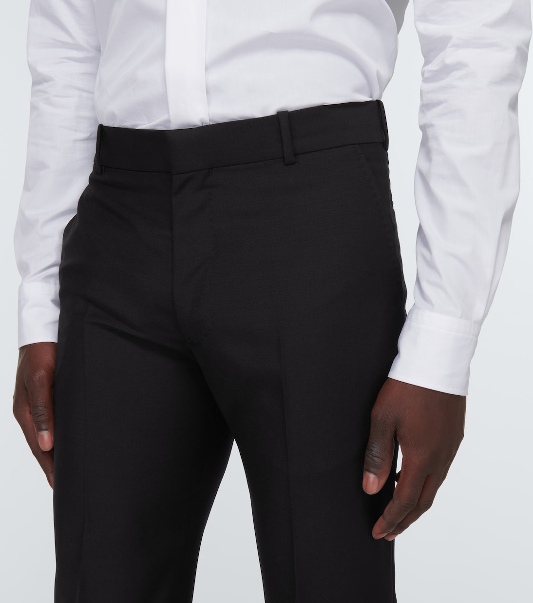 Wool and mohair slim pants | McQueen