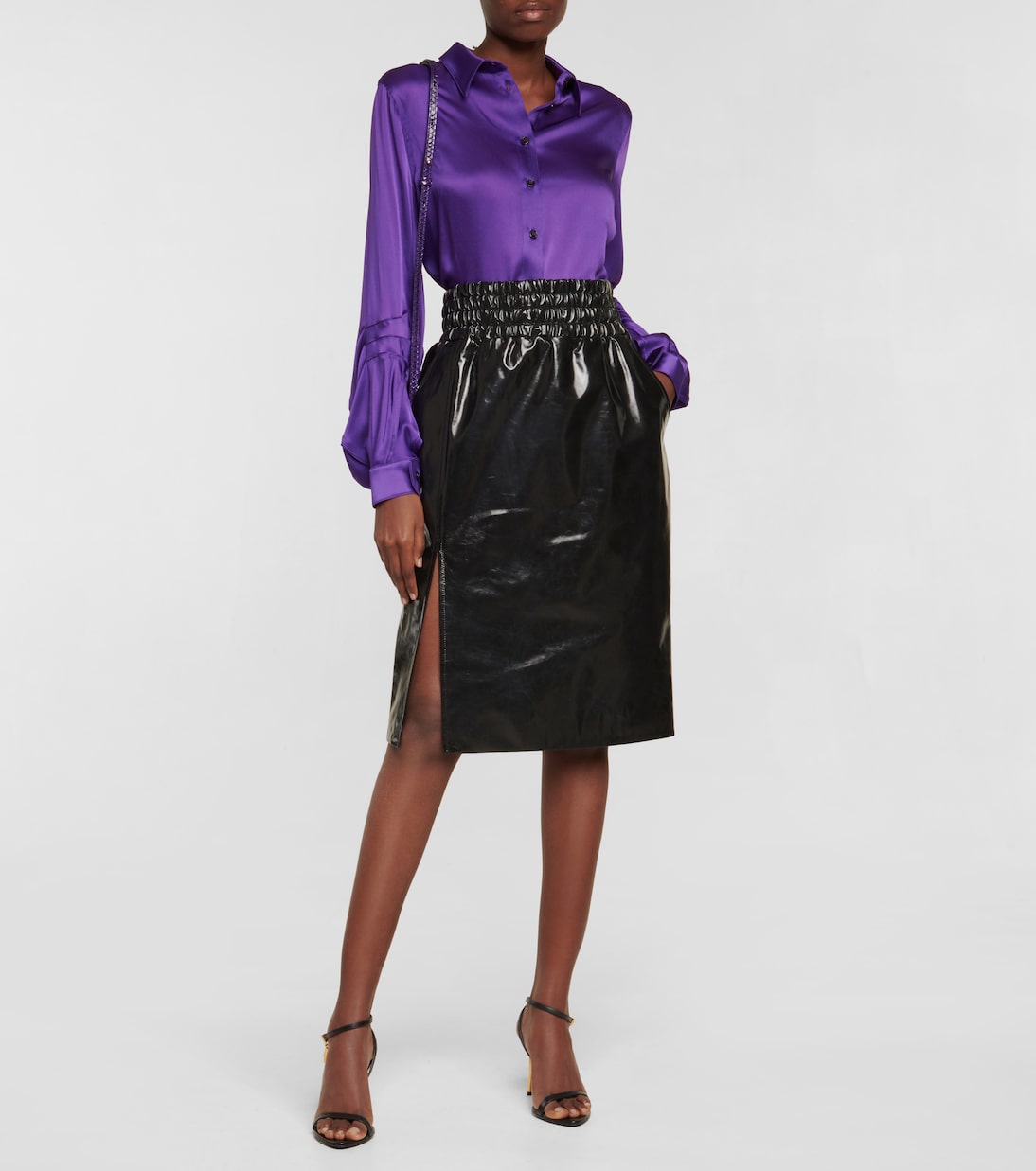 Midirock aus Leder | Tom Ford