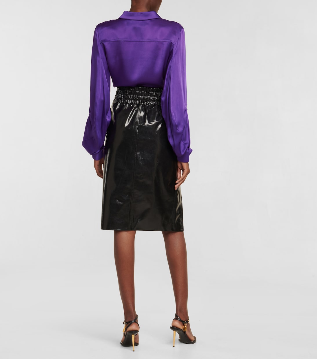 Midirock aus Leder | Tom Ford