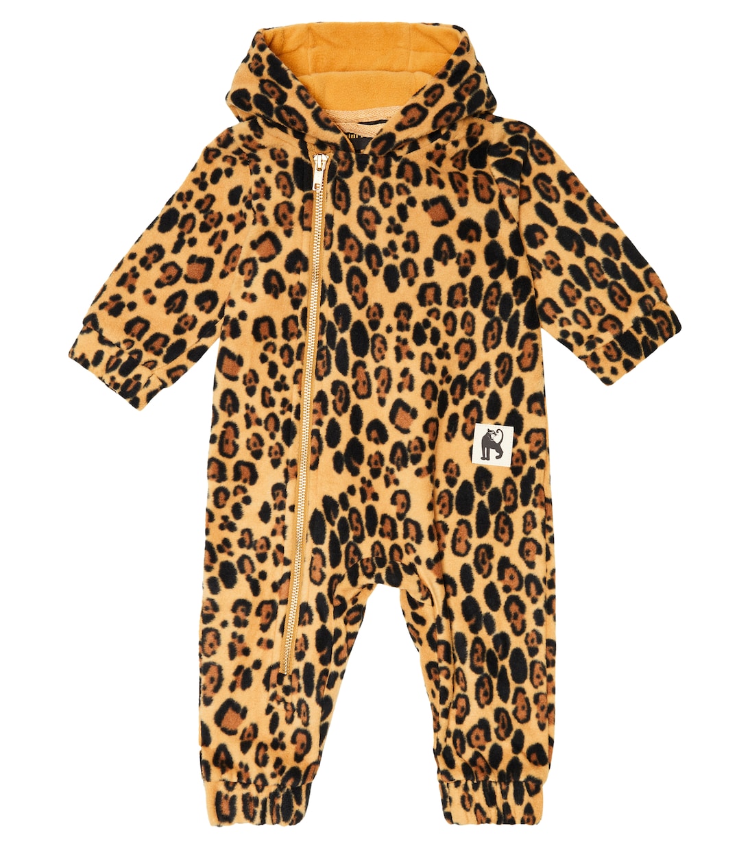 Baby leopard-print onesie | Mini Rodini