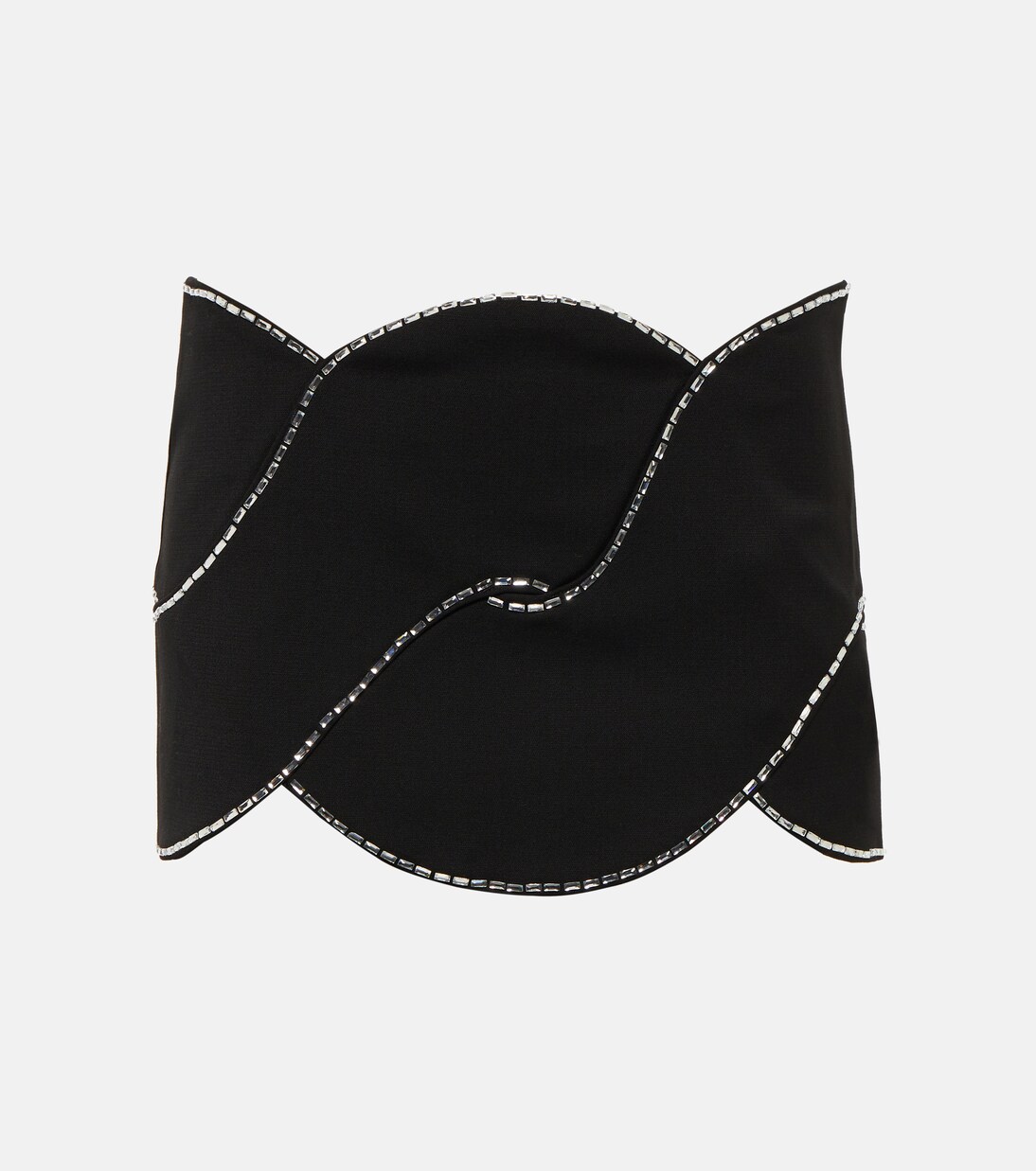 Verzierter Minirock aus Wolle | Area