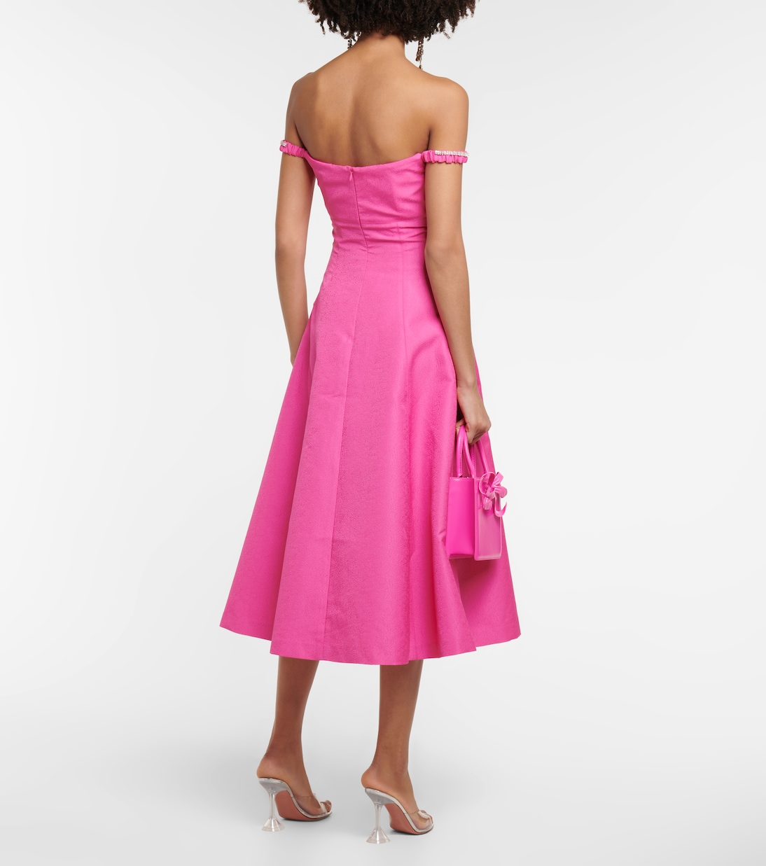 Robe midi à ornements | Self-Portrait