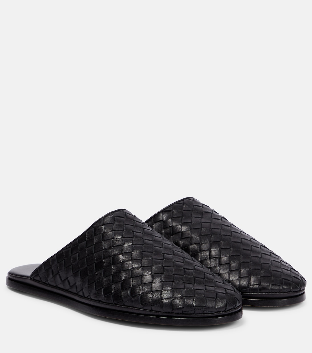 Slippers Intrecciato in pelle | Bottega Veneta