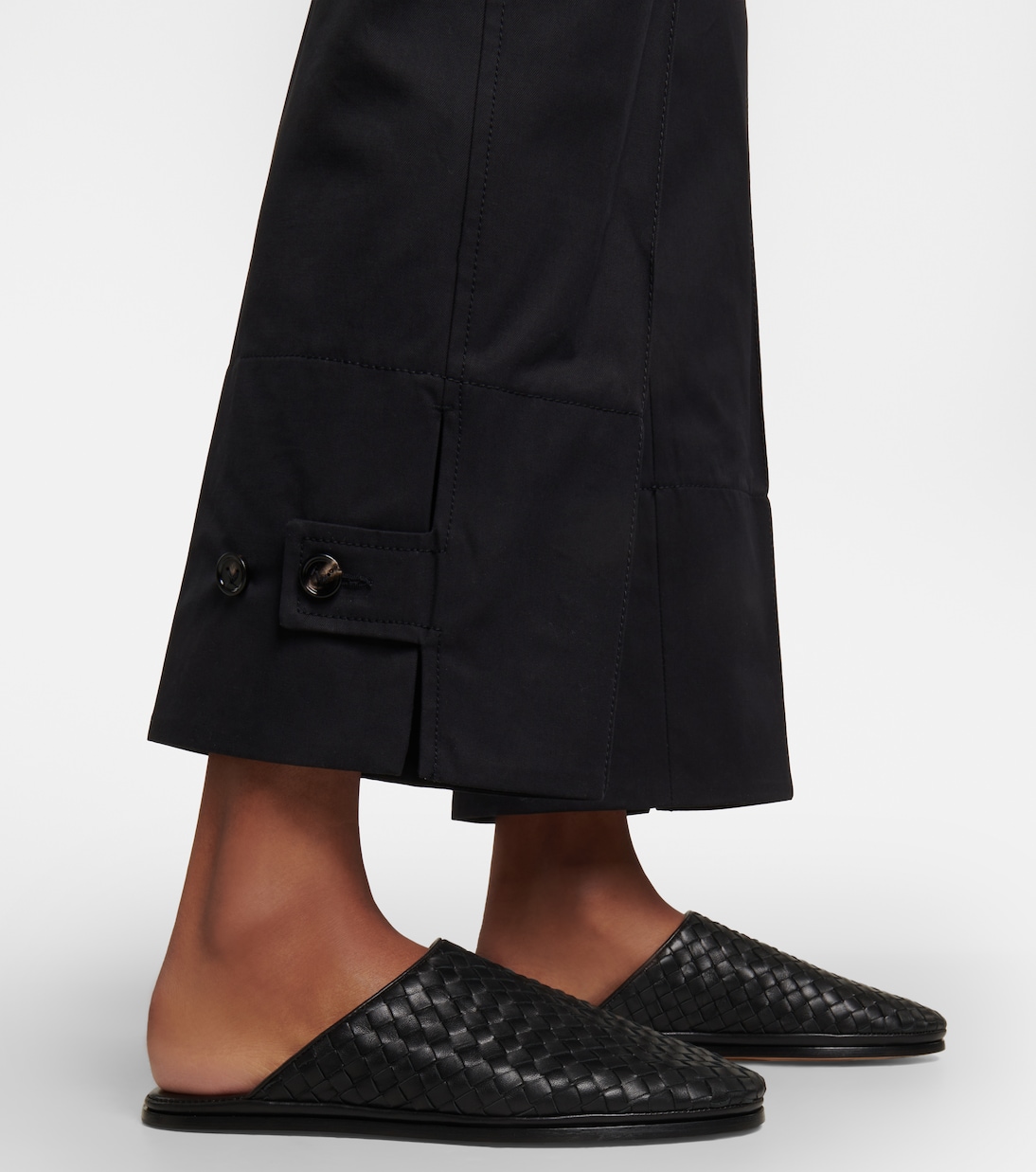 Slippers Intrecciato in pelle | Bottega Veneta