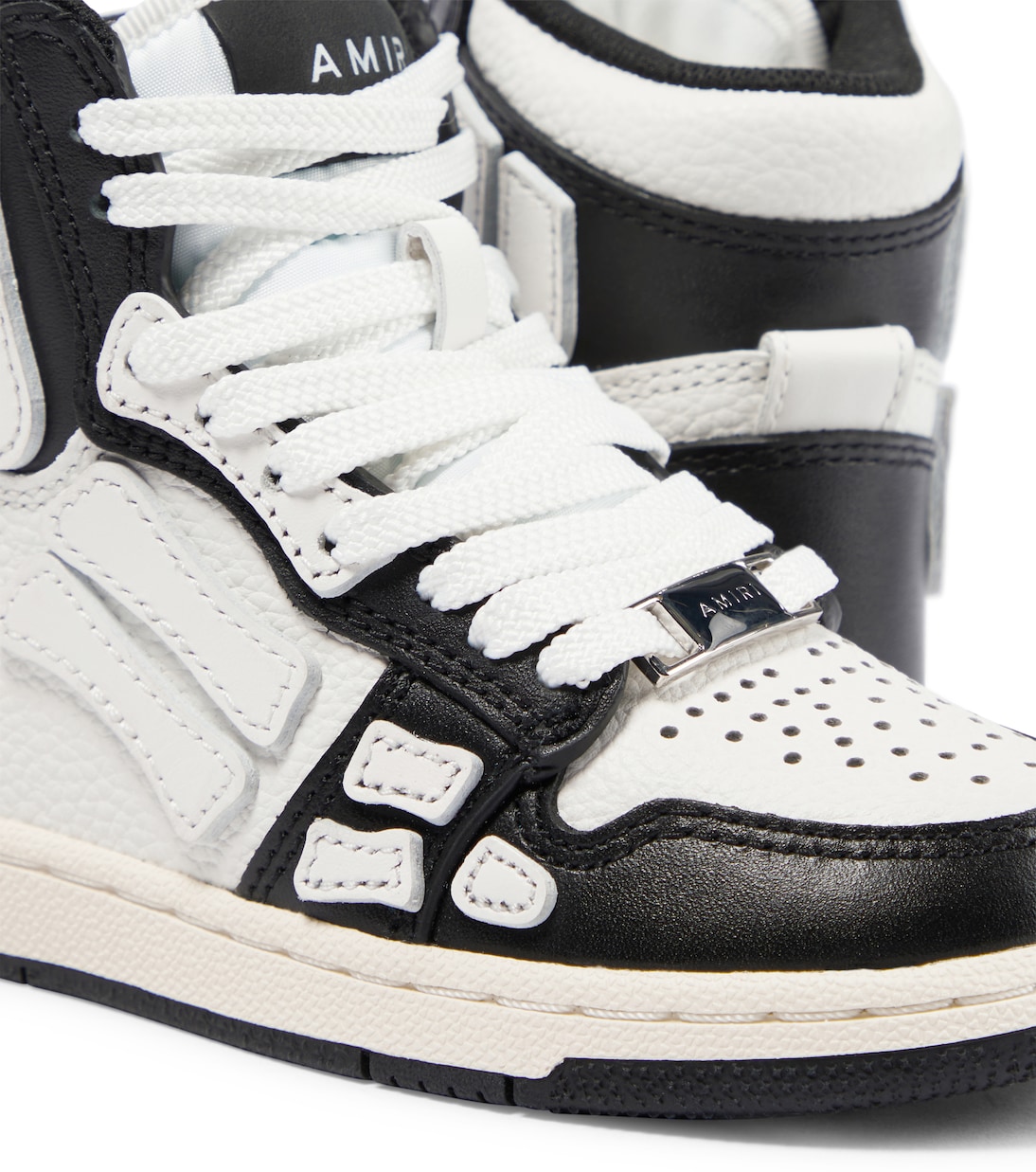 Skeleton leather high-top sneakers | Amiri Kids