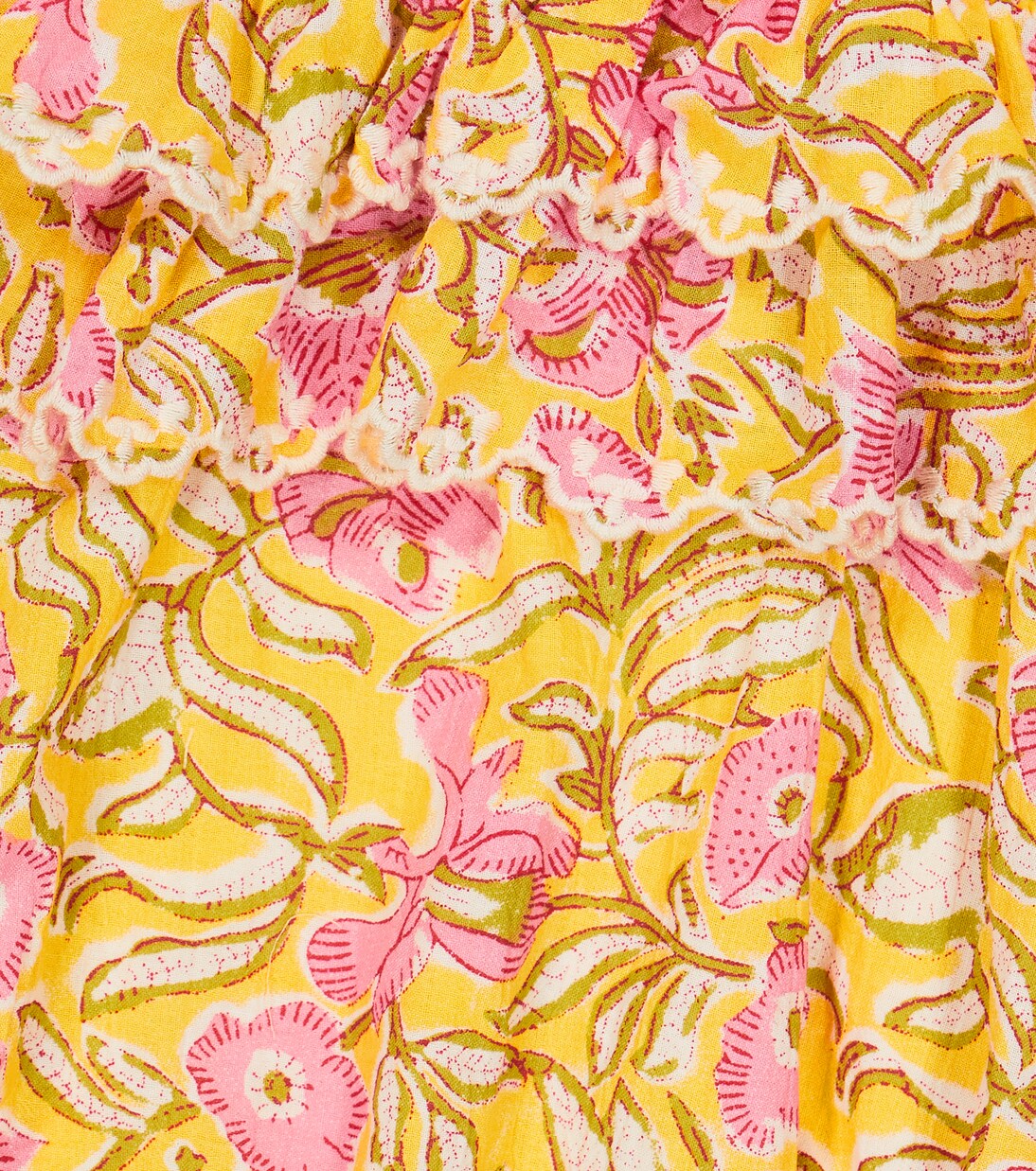 Baby Kumal floral cotton romper | Louise Misha