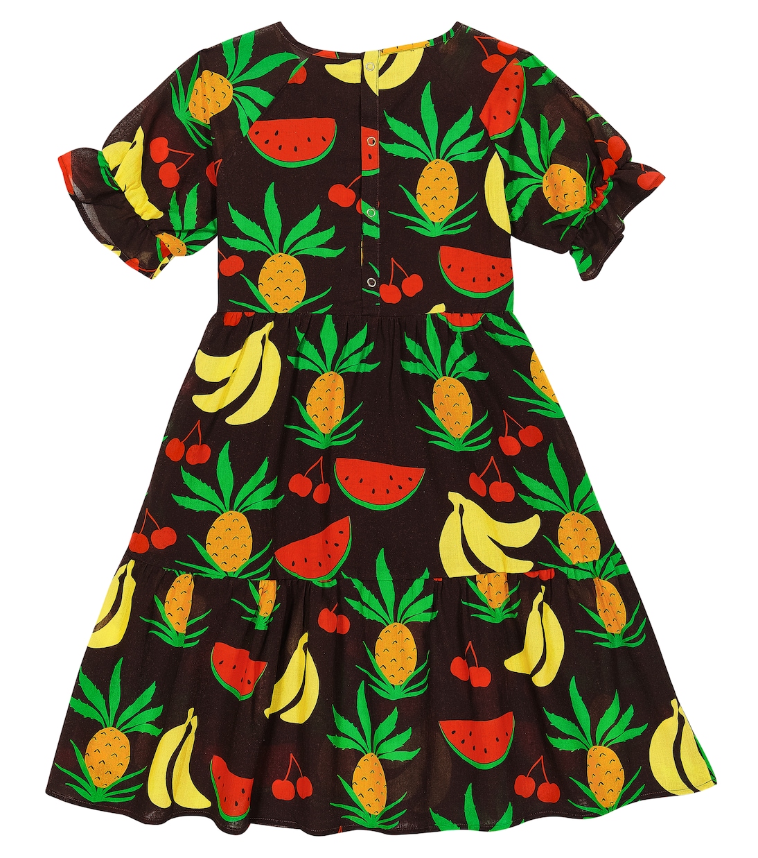 Printed cotton dress | Mini Rodini