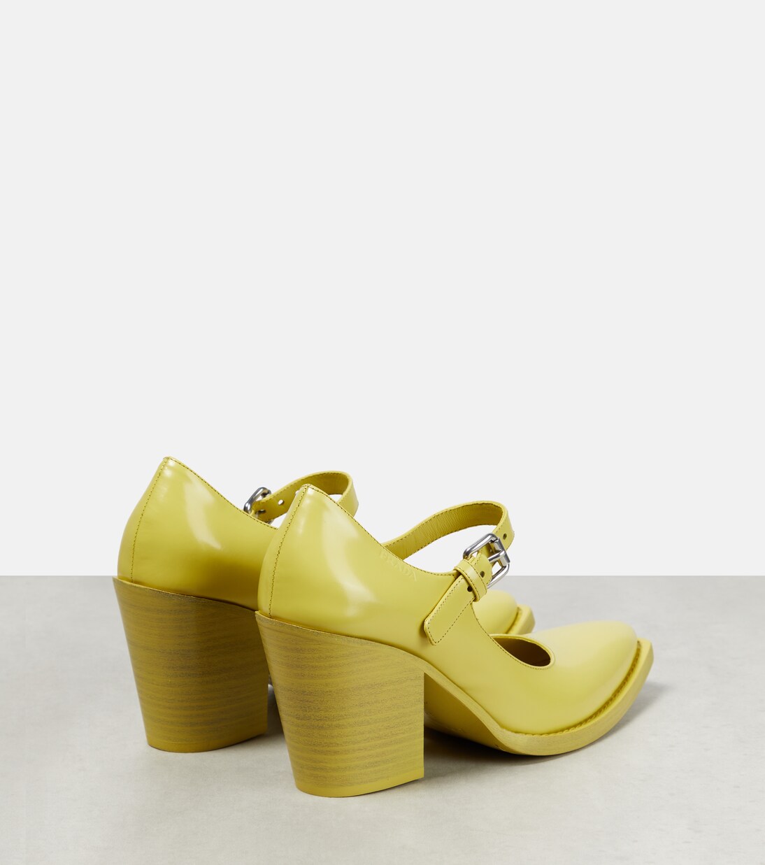 Cedro leather pumps | Prada