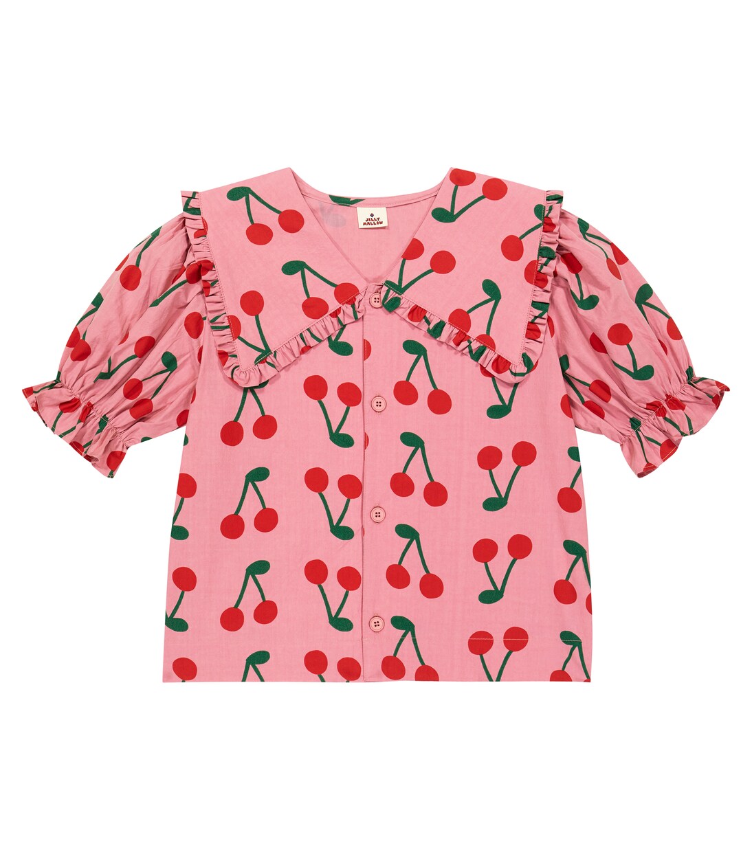 Cerise cotton shirt | Jellymallow