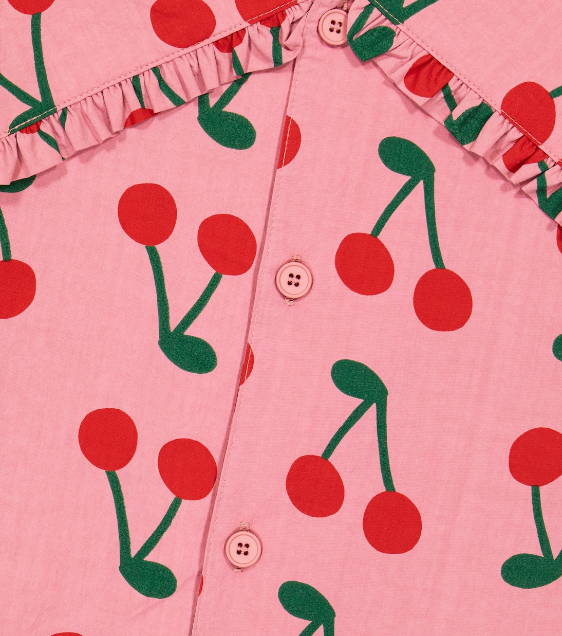 Cerise cotton shirt | Jellymallow