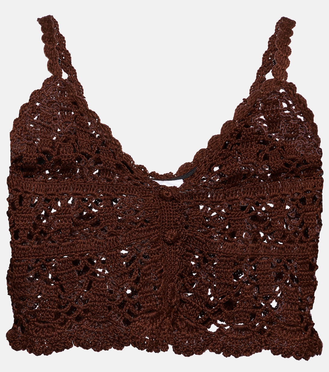 Cropped-Top aus Häkelstrick | Anna Kosturova