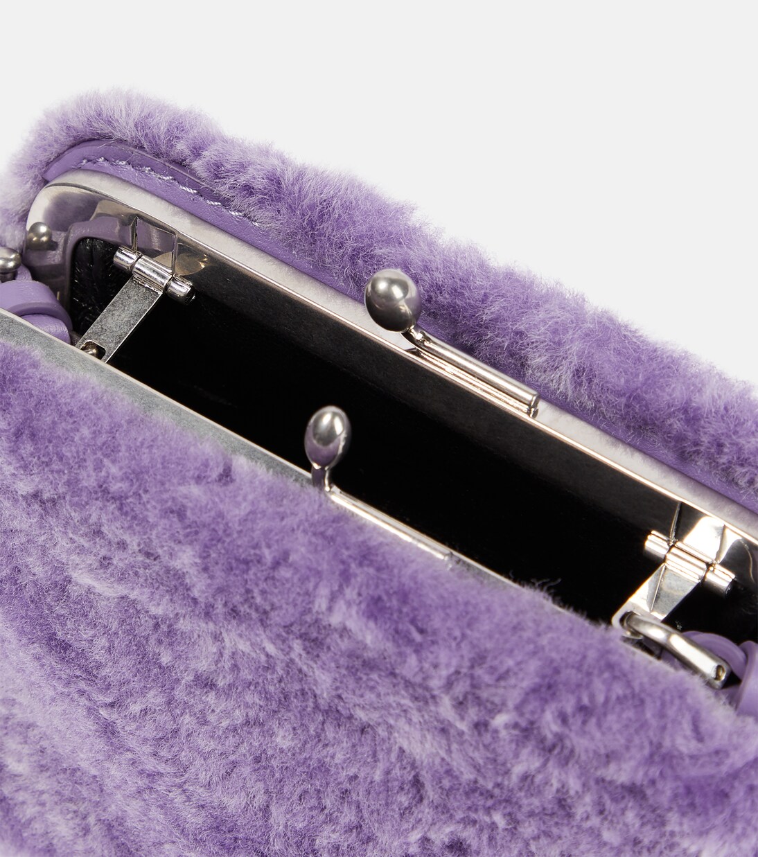 Goji Micro shearling shoulder bag | Jil Sander