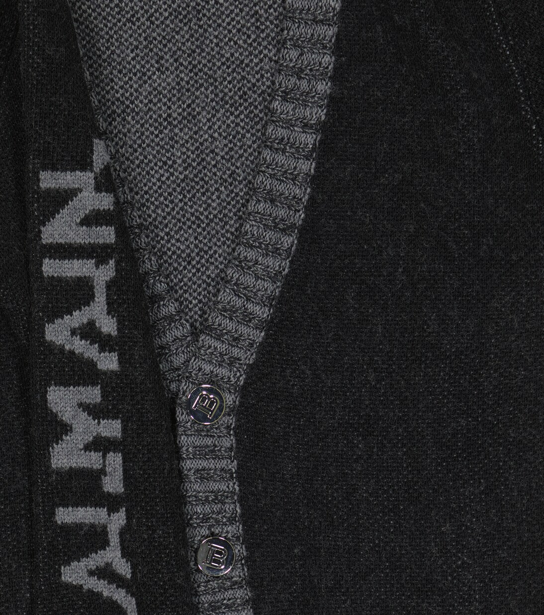Logo intarsia cardigan | Balmain Kids