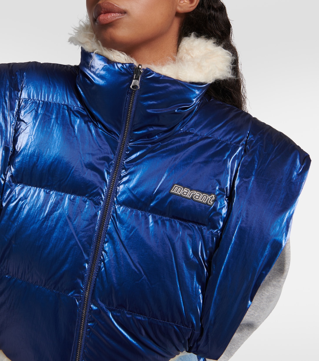 Wattierte Weste Cody aus Satin | Marant Etoile