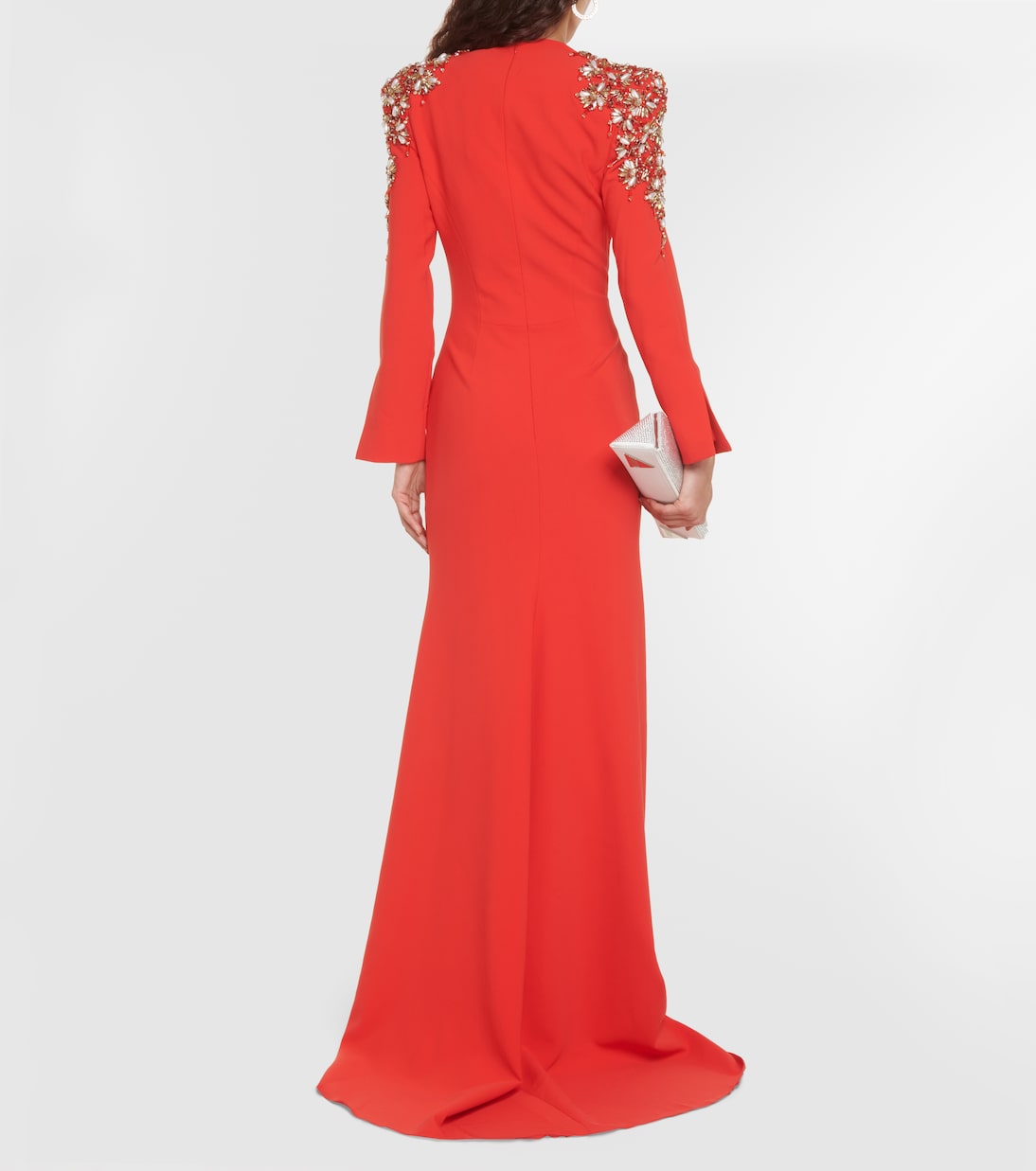 Verzierte Robe Kay aus Crêpe | Jenny Packham