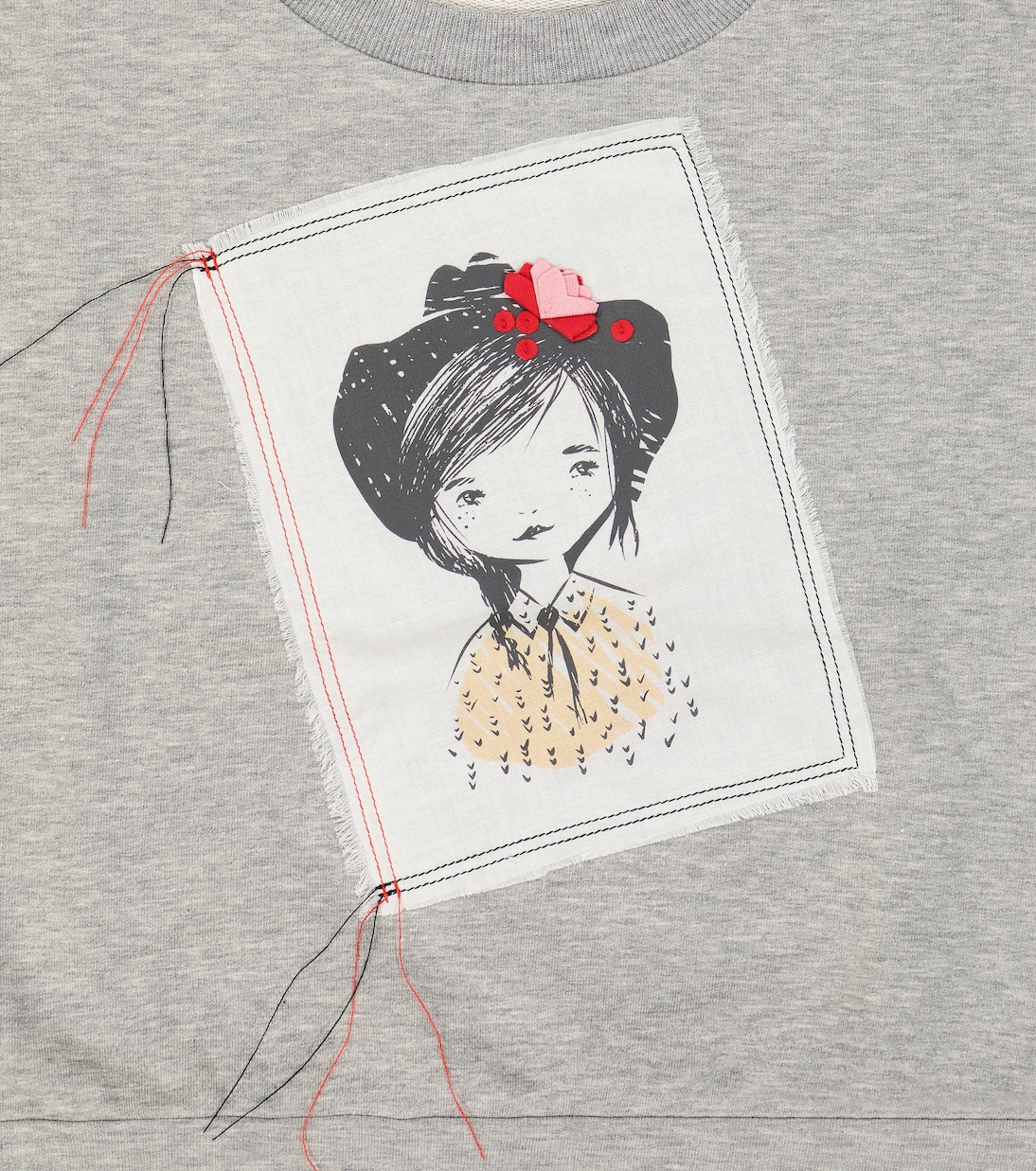 Printed cotton-blend jersey sweatshirt | Il Gufo