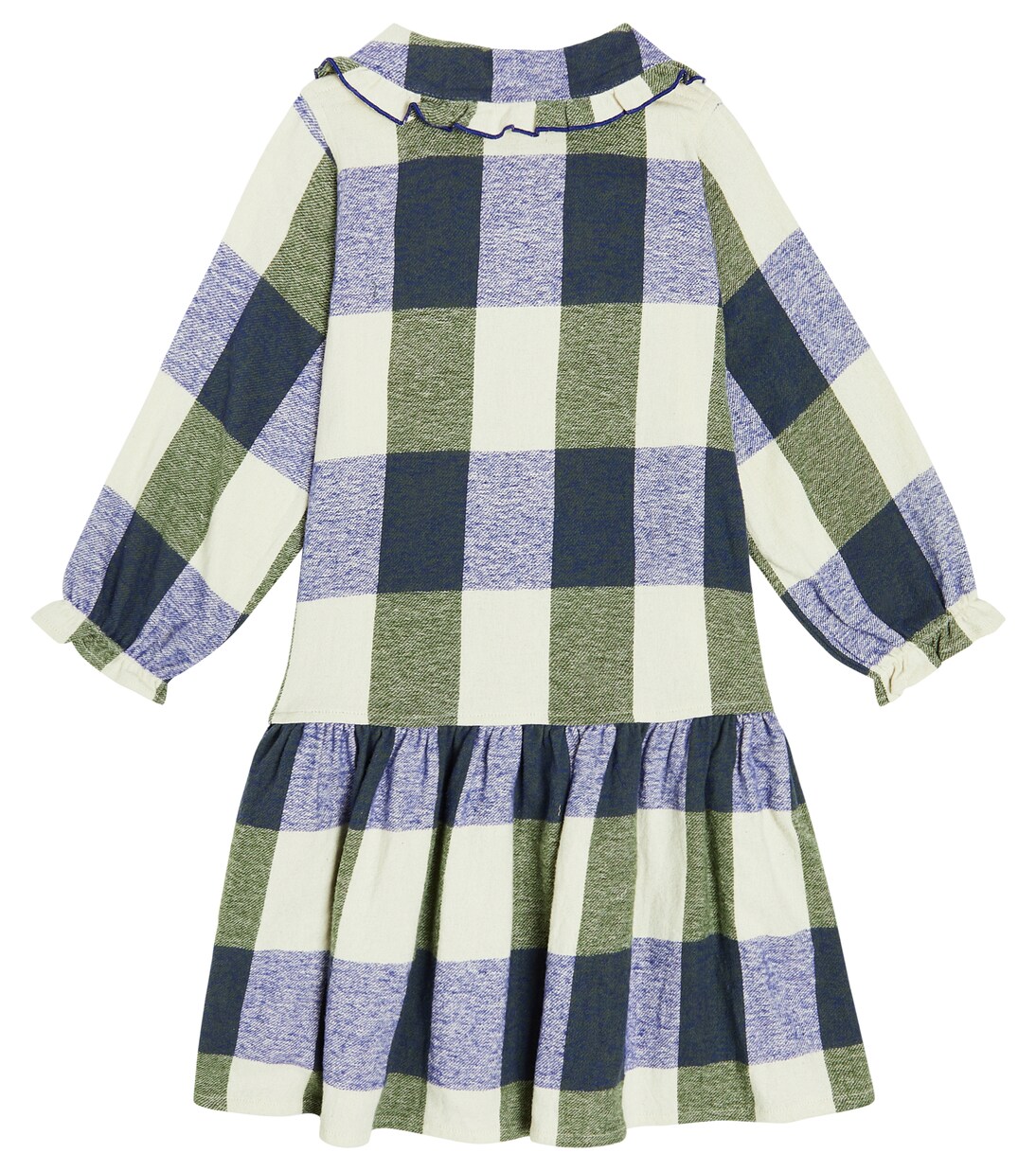 Plaid cotton dress | Bobo Choses