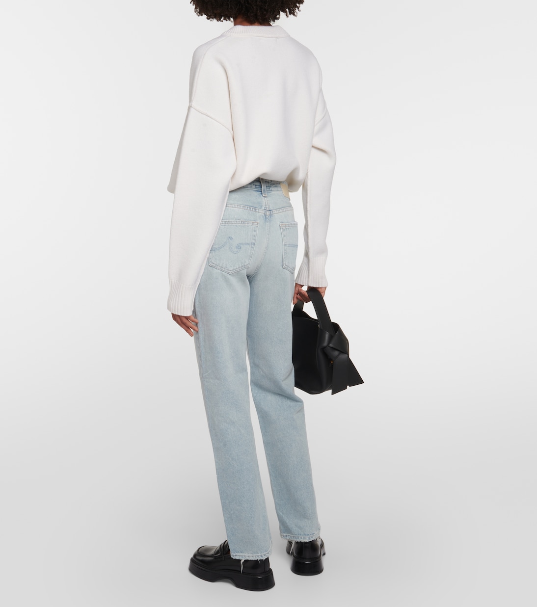 x EmRata Clove mid-rise jeans  | AG Jeans