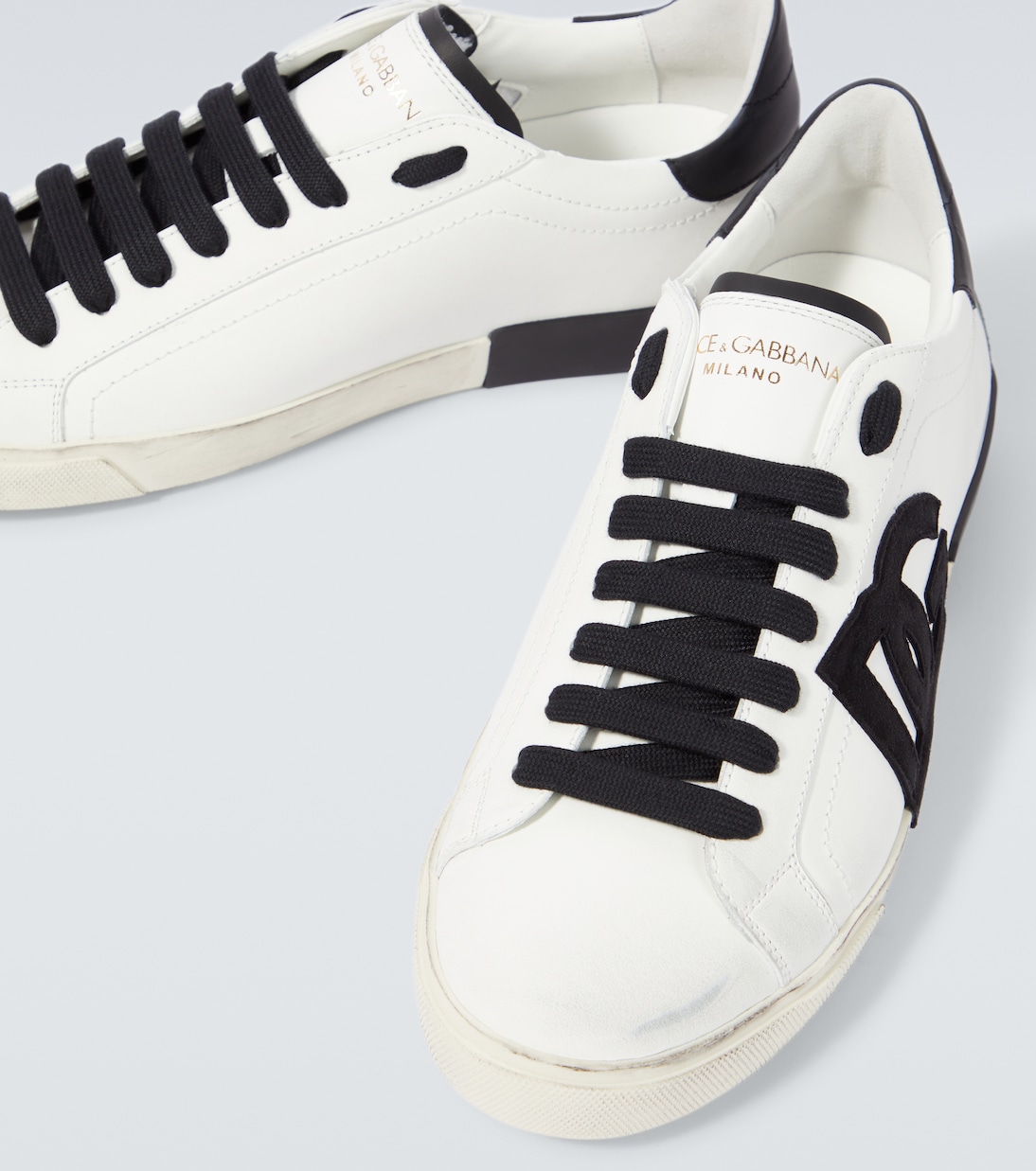 DG leather sneakers | Dolce&Gabbana