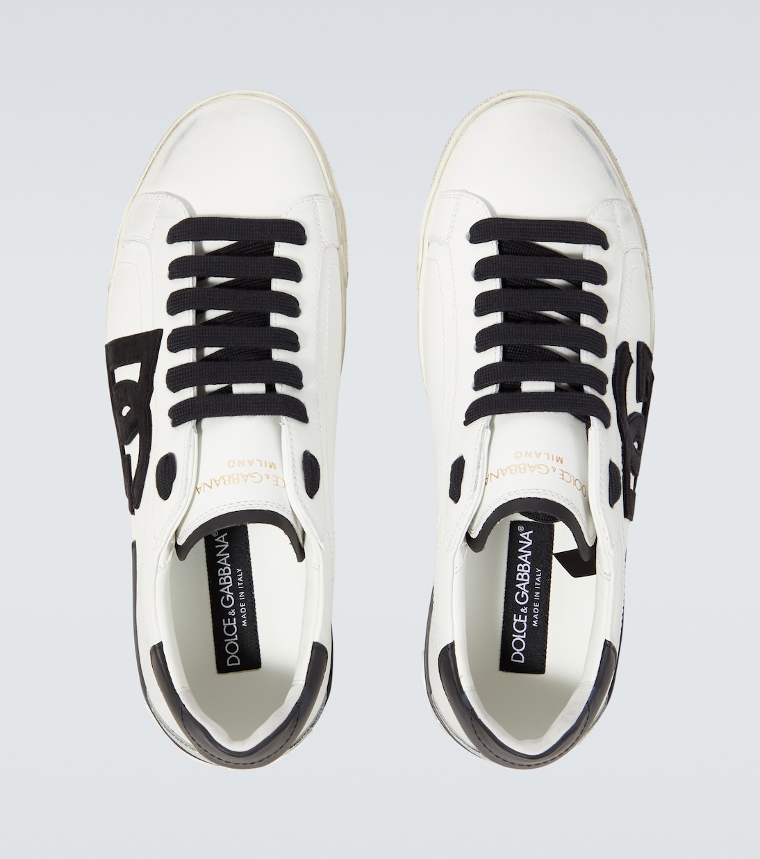 DG leather sneakers | Dolce&Gabbana